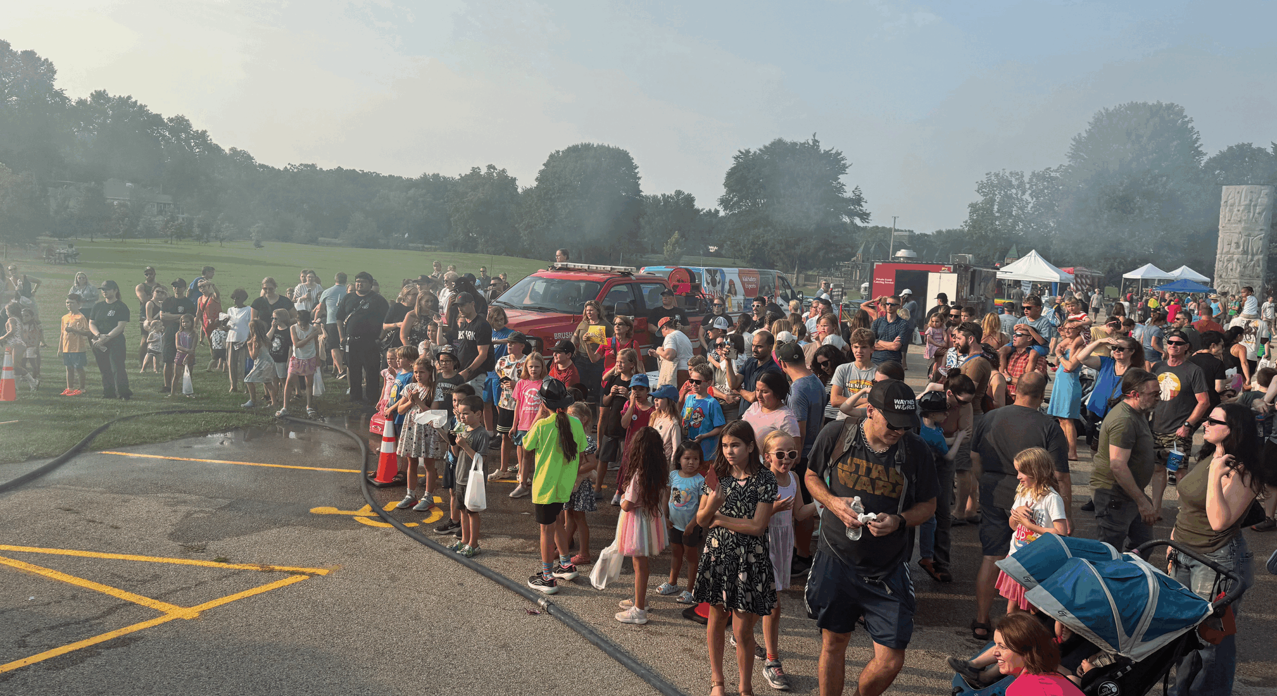 Community Education for a live fire burn