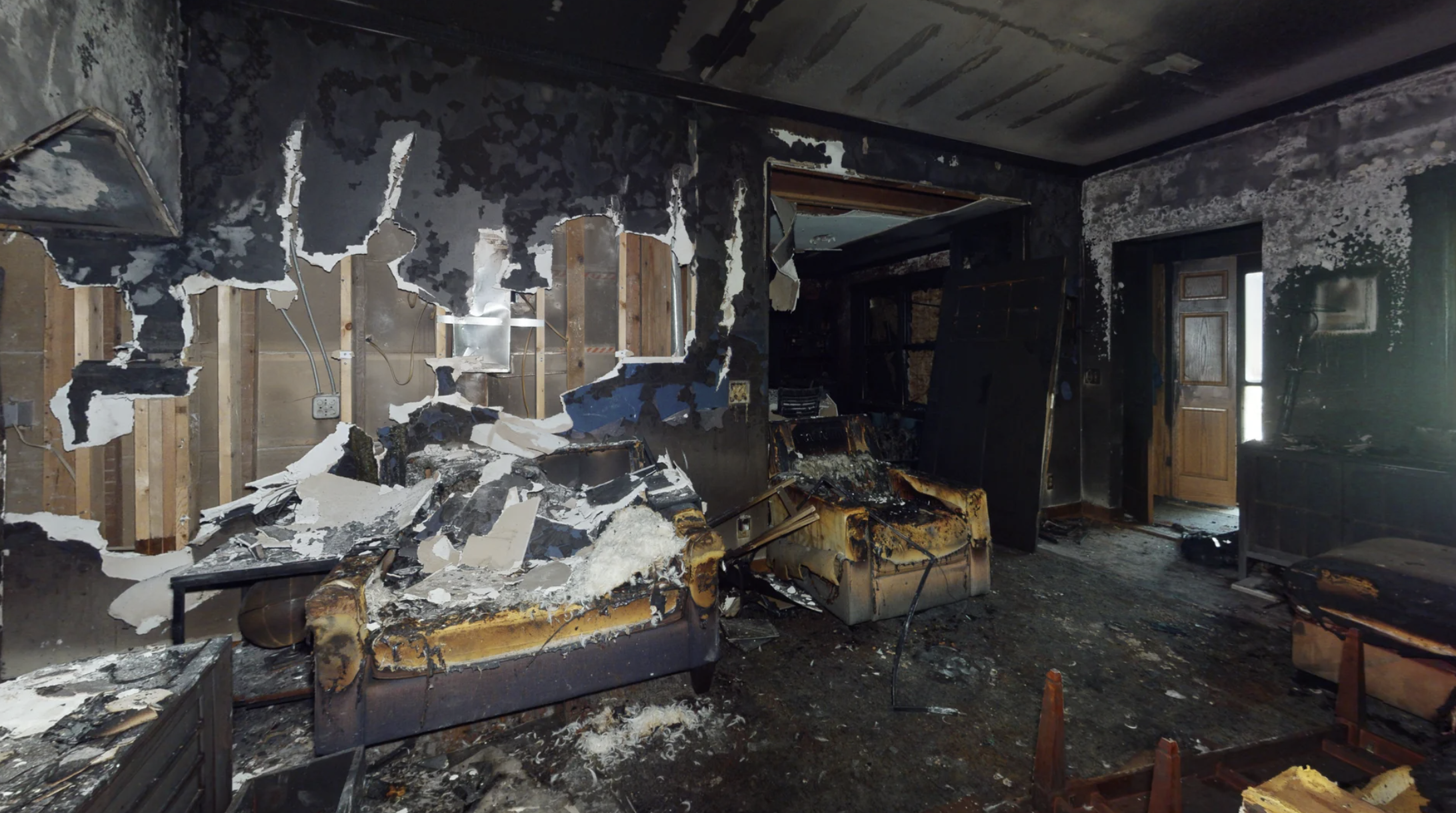 basement fire at a home in wisconsin