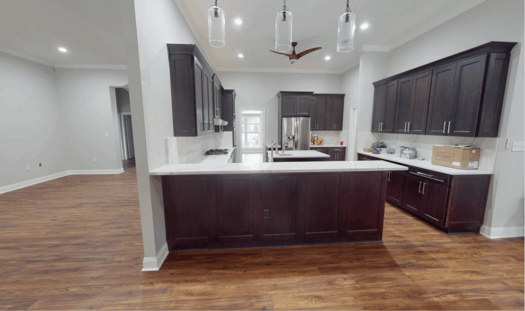kitchen house fire after we restored it
