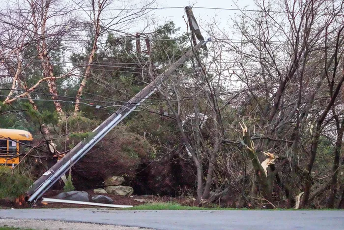 downed power lines after severe storms